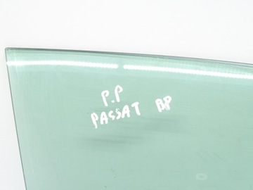 SKLO (OKNO) BOČNÍ DVEŘE PRAVÝ PŘEDNÍ PRAVÁ VW PASSAT B8 FACELIFT 2019R SEDAN