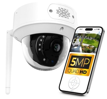 Kamera Wewnętrzna IP WiFi 5MPx 4MPx Kopułka