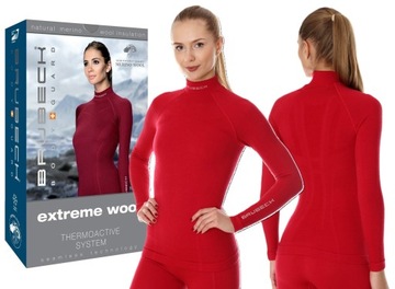 DAMSKA BLUZA TERMOAKTYWNA WOOL DO TURYSTYKI -M