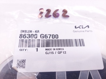 KIA PICANTO III ZNAK NÁPIS ZNAKY NA MASKA 86300-G6700