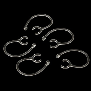 Прозрачные ушные крючки Ушные крючки, петля с внутренним диаметром 10 мм для