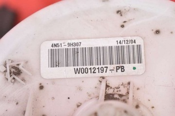 PUMPIČKA ČERPADLO PALIVA 4N51-9H307 VOLVO V50 1.8 16V 125 KM 03-11