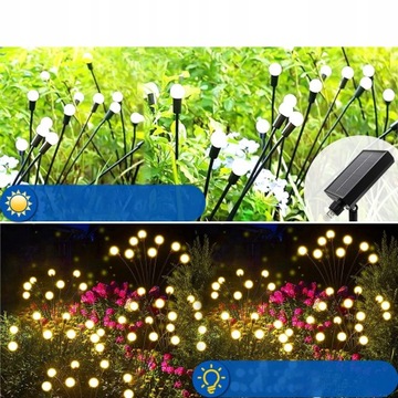 СОЛНЕЧНАЯ ЛАМПА ДЛЯ САДА 8 LED 4 шт.