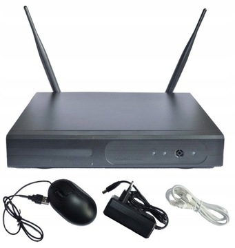 8 kamer REJESTRATOR monitoring WIFI bezprzewodowy