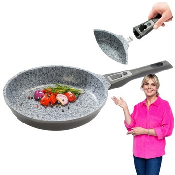Patelnia KonigHOFFER Roche 24 cm z odpinaną rączką