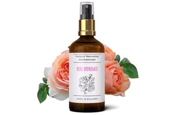 Woda różana z róży damasceńskiej organiczna aromatyczna do pielęgnacji