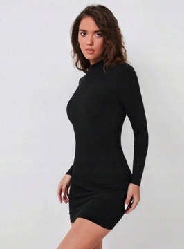 SHEIN __MI5A SUKIENKA DZIANINOWA DOPASOWANA __S