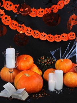 Zestaw Balony girlanda dynie baner gadżety dekoracje na Halloween 30balonów