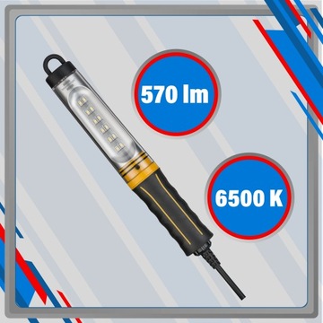 СВЕТИЛЬНИК ДЛЯ МАСТЕРСКИХ ДЛЯ ПРОФЕССИОНАЛОВ 5M LED IP65 С КРЮКОМ BRENNENSTUHL