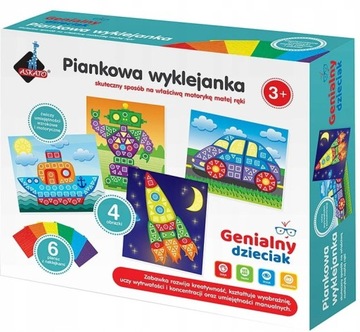 PIANKOWA MOZAIKA DO WYKLEJANIA GENIALNY DZIECIAK