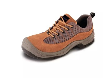 Półbuty bezpieczne, buty BHP DEDRA BH9P3-39 zamszowe, rozm.: 39, kat.S1 SRC
