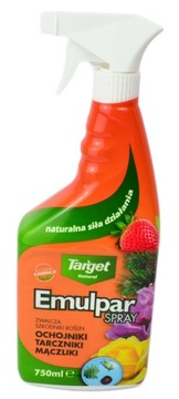 EMULPAR Spray Zwalcza Tarczniki Mączliki Mszyce Przędziorki TARGET NATURAL