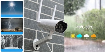 ZESTAW MONITORINGU WIFI 4 KAMERY OBROTOWE 2MPX FHD