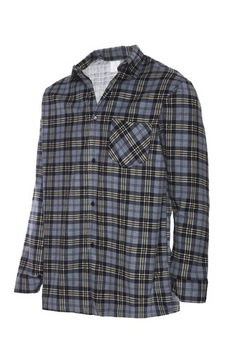 KOSZULA POLSKA FLANELOWA ROBOCZA SZARA 3XL