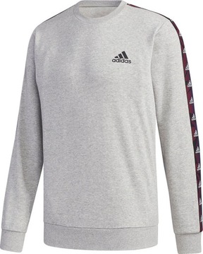 BLUZA MĘSKA ADIDAS ESSENTIALS TAPE MIEJSKA SZARA rozmiar S