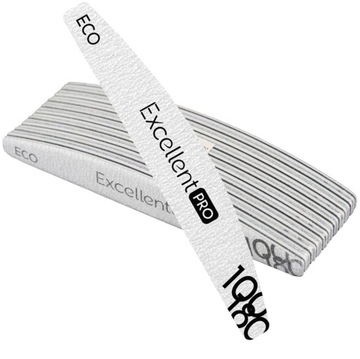10 x EXCELLENT PRO PILNIK DO PAZNOKCI ŁÓDKA WZMOCNIONY ECO 100/180