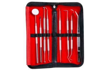 ZESTAW NARZĘDZI DENTYSTYCZNYCH 8SZT