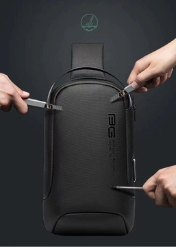 Городской рюкзак BANGE на одно плечо, USB-ОРГАНИЗАТОР