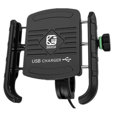 Держатель для телефона Kewig с GPS-приемником для мотоцикла, зарядное устройство QC ДЛЯ телефона для мотоцикла