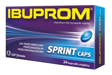 Ibuprom Sprint Caps 24kaps ból gorączka