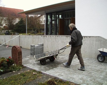 Тротуарная тележка для брусчатки Пробст ВТК-В ВМЕСТИМОСТЬ 400КГ ПОДДОН 900ММ