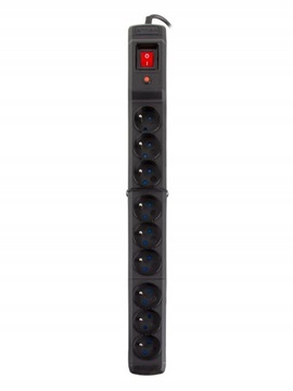 LISTWA ZASILAJĄCA ARMAC MULTI M9 CZARNA 2.5M 9X