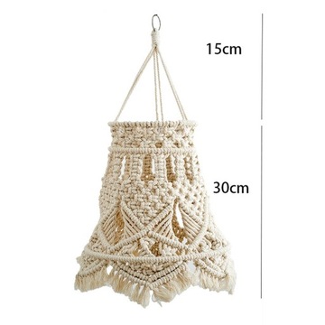 Абажур макраме с бахромой Vintage Handmade Boho