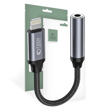 ADAPTER LIGHTNING DO IPHONE NA MINI JACK 3,5 MM AUX PRZEJŚCIÓWKA SŁUCHAWEK