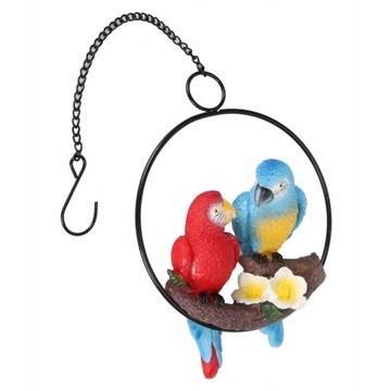 Садовое украшение для террасного попугая