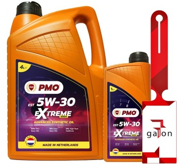 PMO Extreme EST 5w30 5l (4L + 1L) PAO+ Ester - syntetyczny olej silnikowy