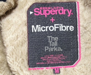 Superdry MicroFibre The Tall parka Japan Kurtka zima 38