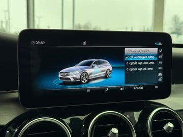 Mercedes Klasa C W205 Kombi Facelifting HYBRYDA 2.0 300 de 306KM 2020 Mercedes-Benz C 300 Plug In AMG Line / CarPlay / 1, zdjęcie 29