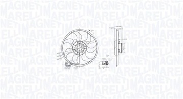 MAGNETI MARELLI 069422864010 VENTILÁTOR CHLAZENÍ MOTORU