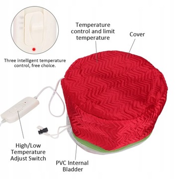 Съемный нагревательный колпачок для маски для волос.