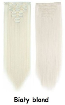 Светлые волосы для наращивания на ЗАЖИМАХ 60 см, как НАТУРАЛЬНЫЕ