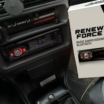 Автомобильный радиоприемник Bluetooth 1-DIN USB AUX MP3-плеер с пультом дистанционного управления