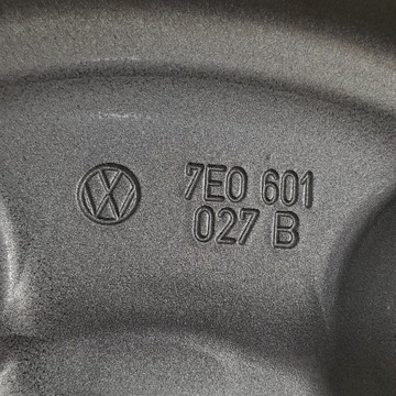 4× DISK OCELOVÝ VOLKSWAGEN OE 7E0601027B 7.0" X 17" 5X120 ET 55