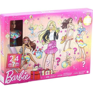 LALKA BARBIE KALENDARZ ADWENTOWY STYL I SZYK 2022