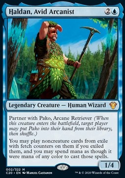 Haldan, Avid Arcanist - FOIL @@@@