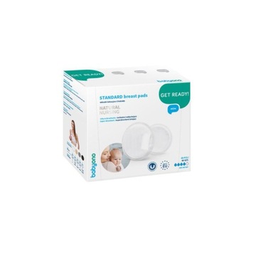 BABYONO WKŁADKI LAKTACYJNE STANDARD BIAŁE 60szt