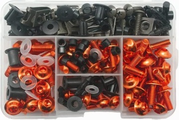 АЛЮМИНИЕВЫЕ ВИНТЫ ДЛЯ ОБТЕКТЕРОВ МОТОЦИКЛОВ 193 ШТ.