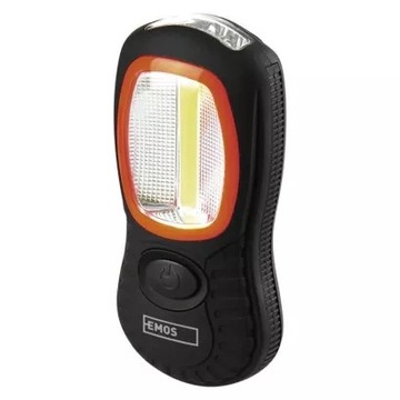 Latarka LED COB + 3 LED 150 lm 3× AAA