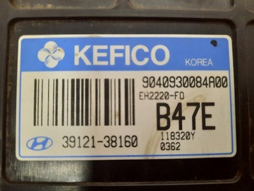 HYUNDAI SANTA FE I 2,4 16V 146KM MT 00-04 ŘÍZENÍ MOTORU 3912138160 G4JS