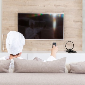 АКТИВНАЯ ВНУТРЕННЯЯ АНТЕННА DVB-T2 ДЛЯ НАЗЕМНОГО ТЕЛЕВИДЕНИЯ 4K LTE УСИЛИТЕЛЬ MUX8 VAYOX