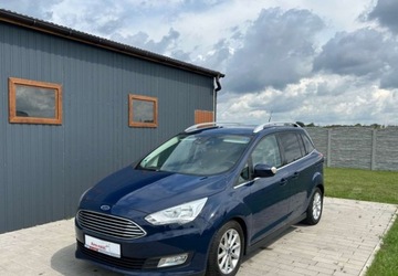 Ford C-MAX II Grand C-MAX Facelifting 1.0 EcoBoost 125KM 2016 Ford Grand C-MAX 7-mio Osobowy, Idealny Stan, Klimatronik, Parktronik, Hak, zdjęcie 2