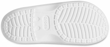 Lekkie Buty Klapki Crocs Baya Sandal Białe 39/40