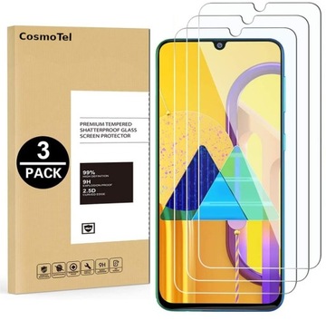 3 SZTUKI SZKŁO SZYBKA do SAMSUNG A50 A30s A50s M21