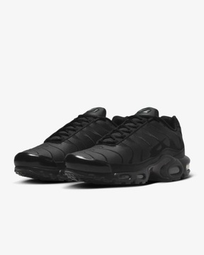 Buty Sportowe NIKE AIR MAX PLUS TN Triple Black Leather AJ2029-001 skóra 43