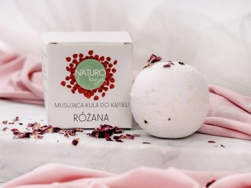 Naturologia Różana kula do kąpieli 80 g