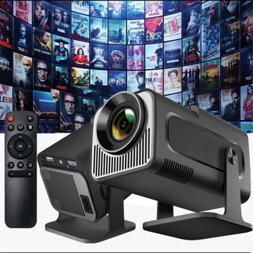 PROJEKTOR RZUTNIK HY320 MINI 2024 NOWA WERSJA PRZENOŚNY HD SMART ANDROID TV